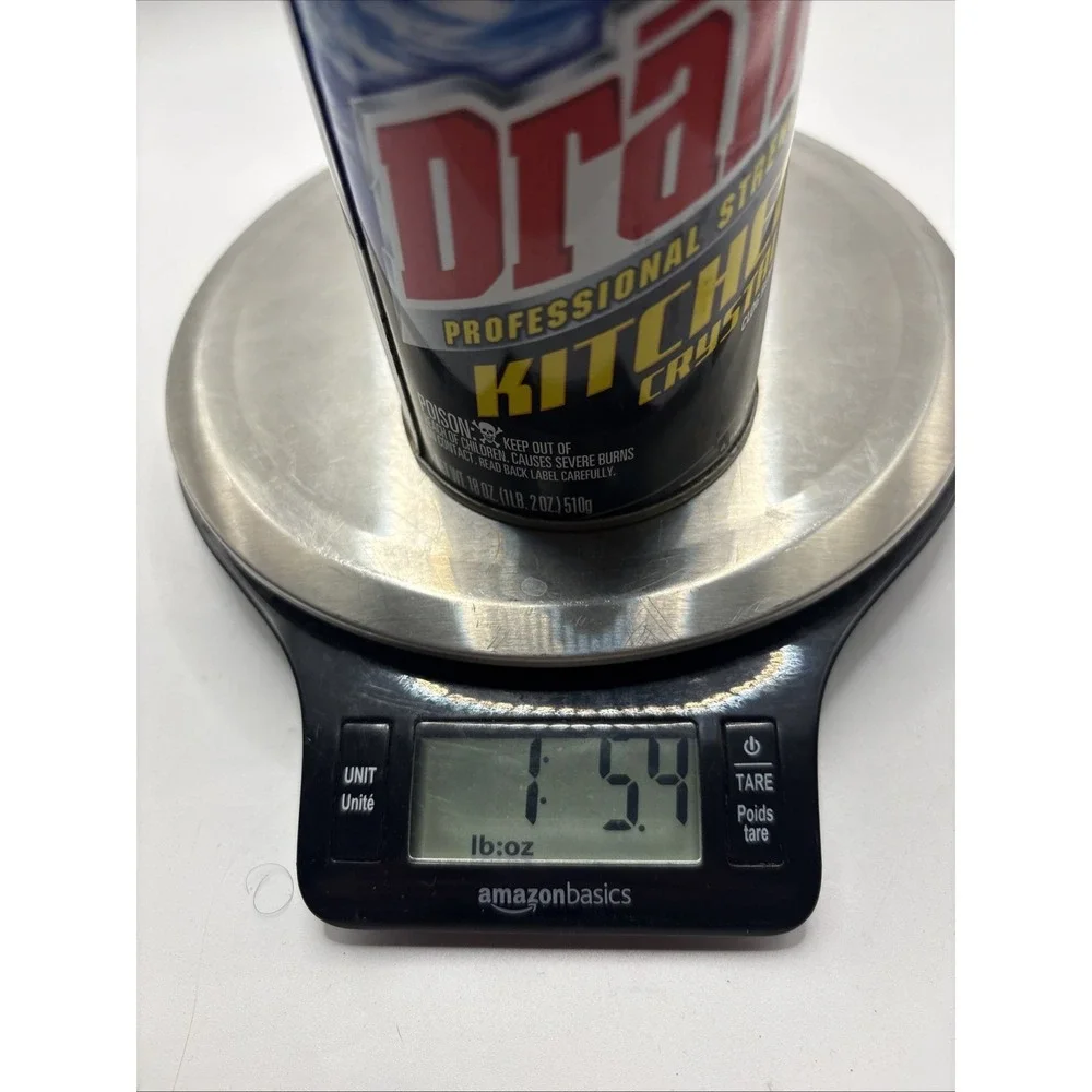Vtg Drano Professional Strength Kitchen Crystals Clog Remover 18 Oz NEW 2004